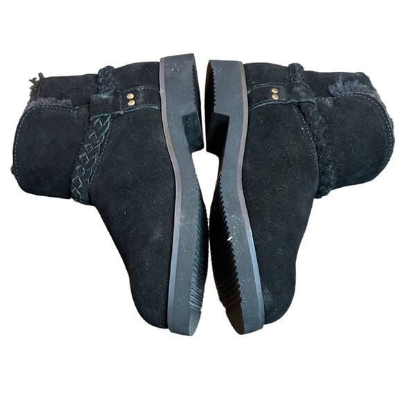 Style & Co Cold Weather Black Suede Booties NEW Size 5 - Picture 8 of 11